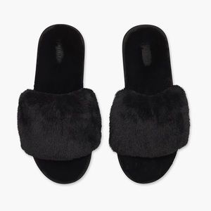 Black Skims Slippers